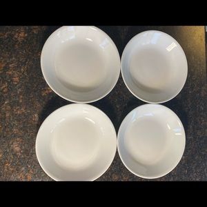 4 Corelle 20 oz Just White Pasta Bowls